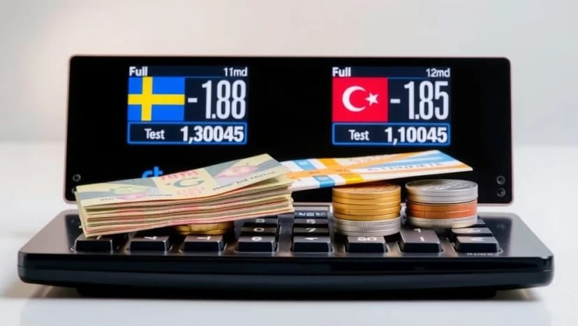 Vad kostar 1000 kron i turkiska lira